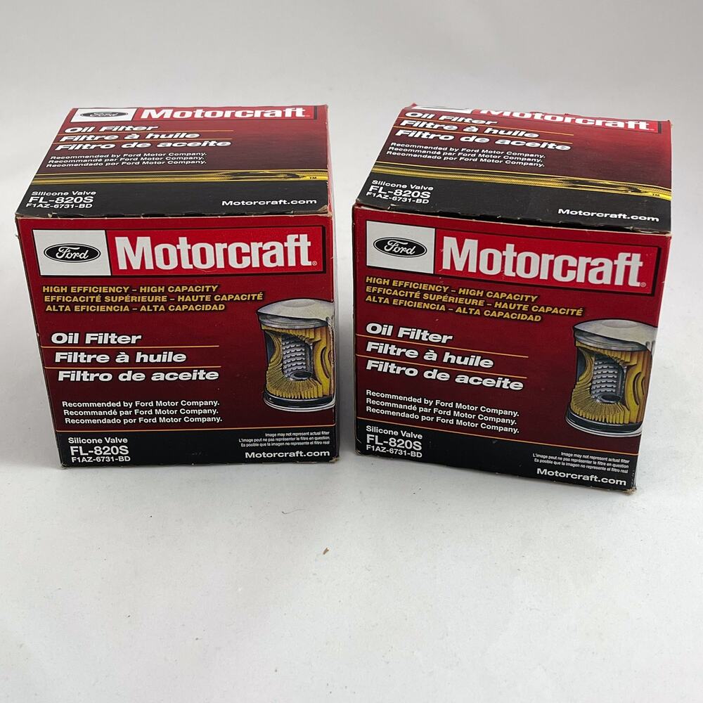 Motorcraft FL-820-S Oil Filter (Lot of 2)